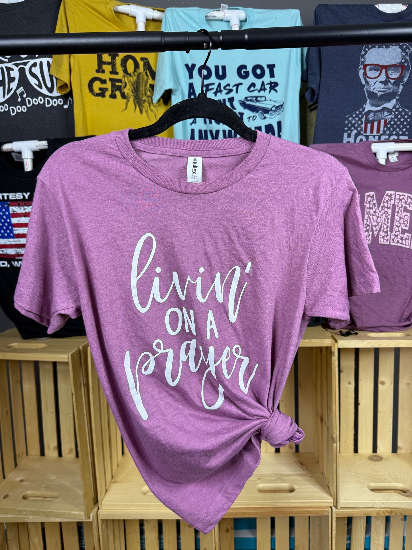 Livin on a Prayer Graphic Tee