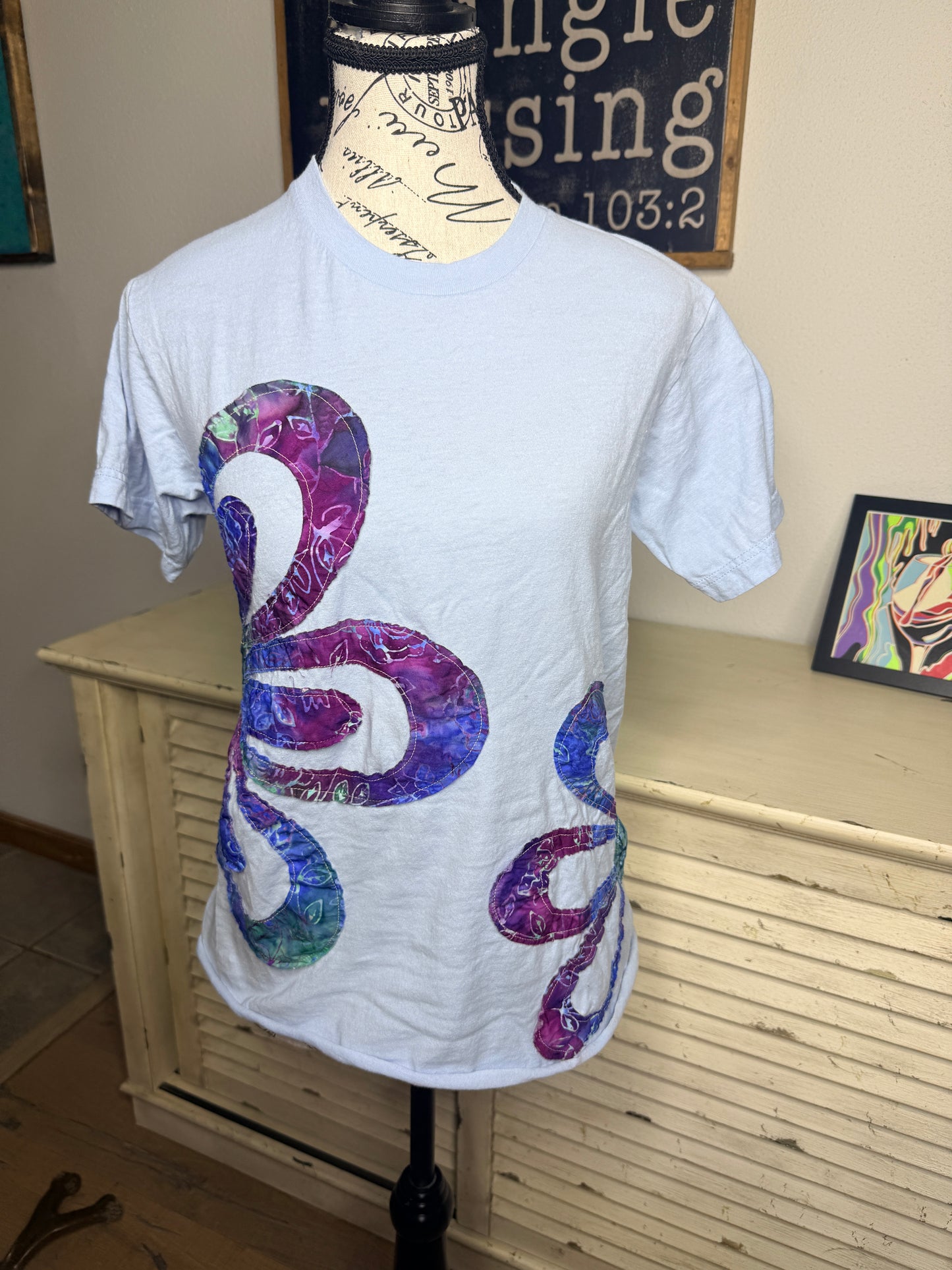 Large Flower Tee Shirt