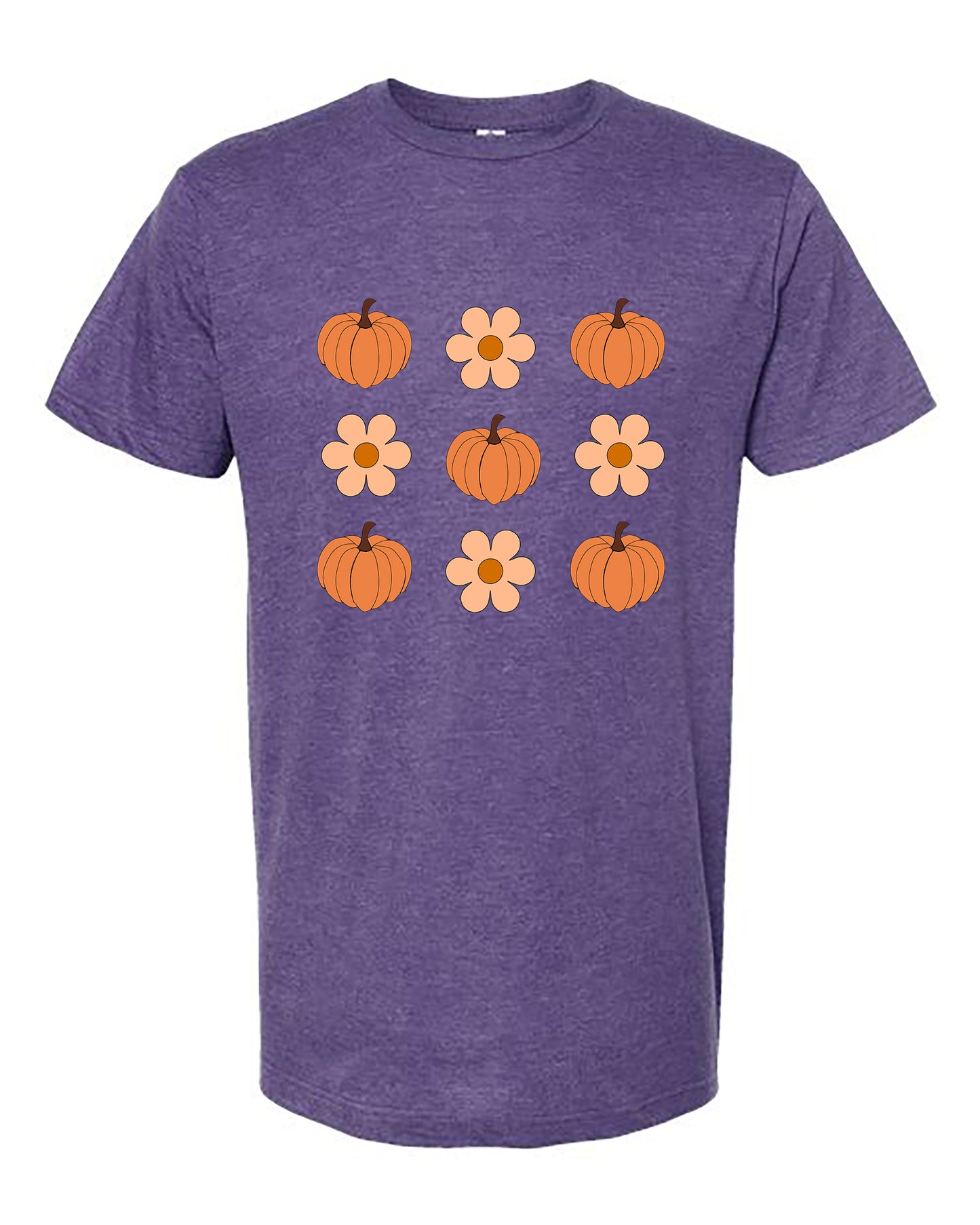 Flowers and pumpkins graphic tee