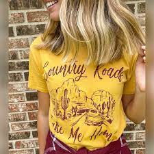 Country Roads Take Me Home soft graphic tee